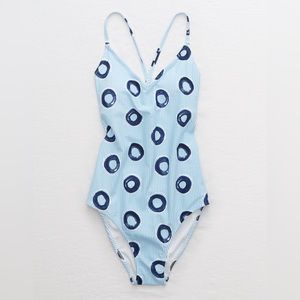 Aerie Strappy Back One Piece Swimsuit